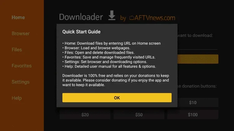 Fire TV Stick downloader